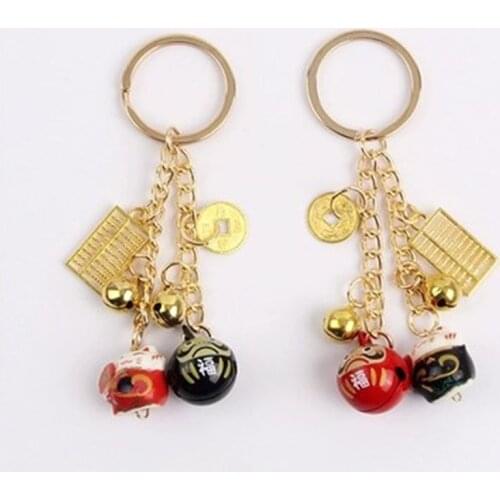 Japanese Fortune Cat Keychains Koi Fish Airpods Pendant Key Chain Loveliness Womens Fashion Fashion Item Key Ring