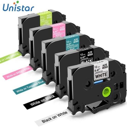 Label Tape TZe-231 for Brother Label Tape 12mm 0.47 TZe-335 TZe-T535 TZe-MQP35 TZ-MQG35 Compatible with Brother Labeller PT-1080