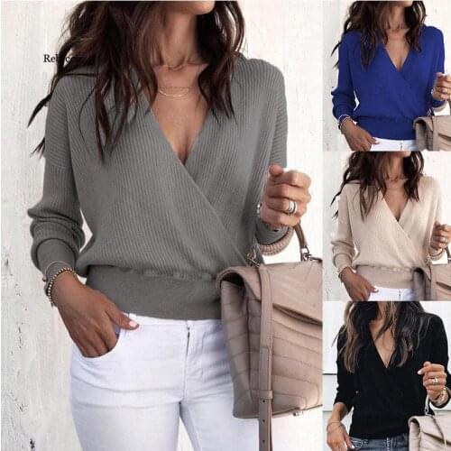 Women Clothing Autumn Spring Women Basic T Shirt New Fashion Long Sleeve V-Neck T Shirt Casual Slim Tops