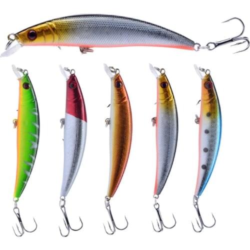 1PCS Minnow Fishing Lure 90mm 8.4g Topwater Hard Bait Wobbler Jig Bait Crankbait Carp Striped bass Pesca Fishing tackle SwimBait