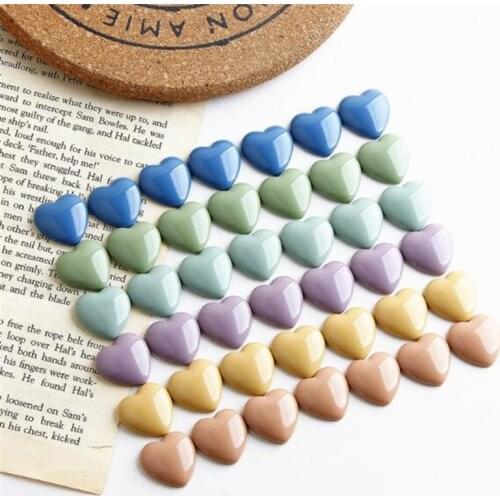 10pcs/lot new creative acrylic resin love heart charms connectors for diy earrings pendant jewelry making accessories material