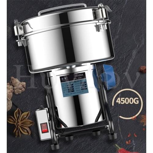 4500g grinderCommercial medicinal material powdering machineUltra-fine grinderGrain milling machineCrushing dry grinder 4500W