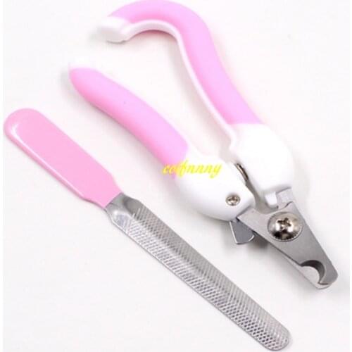 5sets/lot Pet Safety Claw Nail Scissors Cutter Dogs Cats Nail Clippers Trimmer Pet Grooming Supplies With Nail Toe File