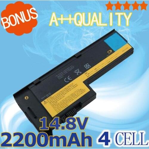 4 Cells Laptop Battery for IBM ThinkPad X60 X60s X61 X61s for ThinkPad R61e (15.4" screen) T61 T61p (14.1" & 15.4" screen)