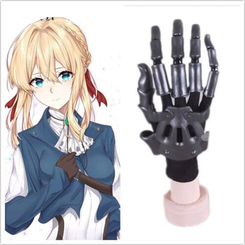 Anime Violet Evergarden Artificial Limb Mechanical Armor Gloves Cosplay Accessories Prop Prop Christmas Decorative