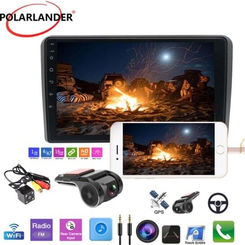 Car Radio 9 Inch 2 Din MP5 Player Android 9.1 1G+16G Touch Screen GPS WIFI Bluetooth 5.0 Mirrorlink For Audi A3 A4 2002-2012