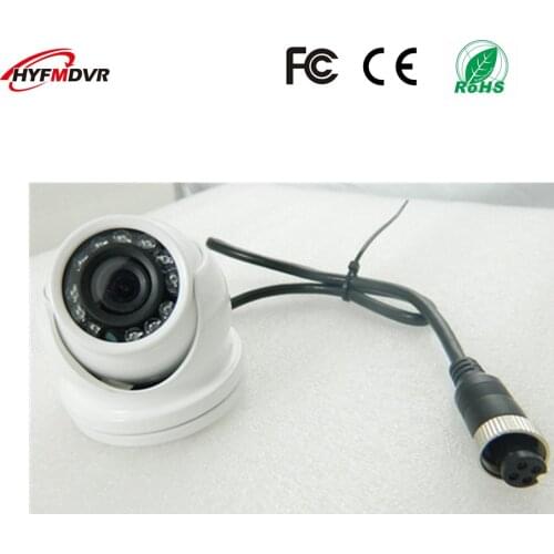AHD car camera manufacturers direct 960P/1080P/720P HD monitor probe school bus 1 inches metal conch hemisphere waterproof