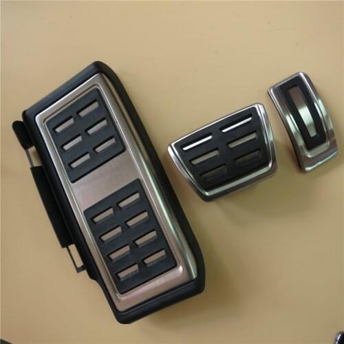 DEE Car Accessories For VW Golf7 GOLF 7 Audi A3 Fuel Brake Foot Rest AT/MT Pedal Plate Non slip Accelerator Pads,Car Sticker