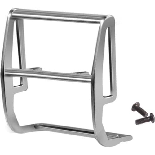 Stainless steel RC Car Front Metal Bumper With Screws Mounting Hole For TRX-4 FORD BRONCO DJC-9118 Car Parts