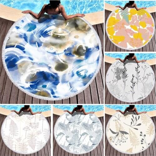 Plant leaves large beach towels miraculous Bath towels Beach mat spa Large beach towel luxury beach towel Sea beach towel towel