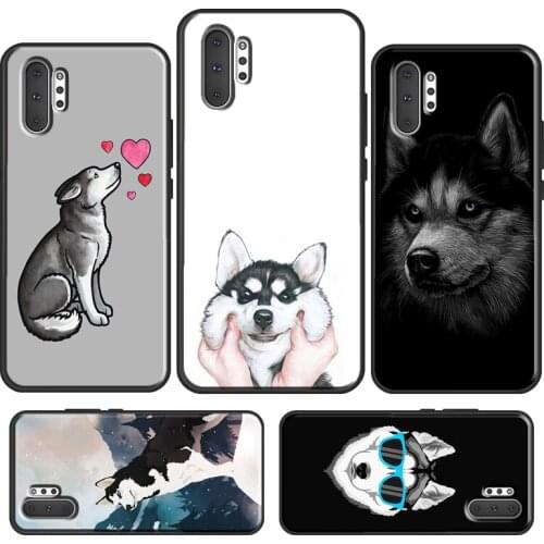 Siberian Husky Dog For Samsung Galaxy S21 Ultra S20 FE S10 Plus S8 S9 S10E Phone Case For Note 20 10 9 Cover