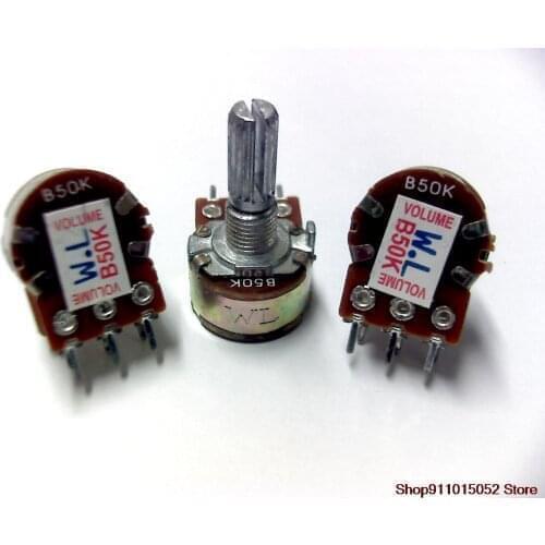 10 PCS Taiwan WH172 WH148 20 shaft double potentiometer the volume potentiometer 5 k
