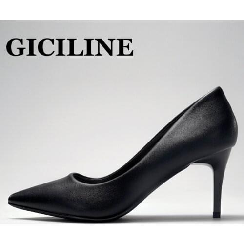 Кожаные туфли-лодочки GICILINE China At AliExpress