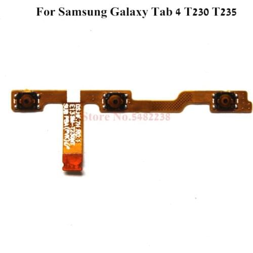 Original Power side buttons Flex cable For Samsung Galaxy Tab 4 T230 T235 ON OFF Volume Audio+- control key FPC Parts