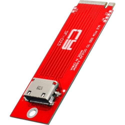 PCI-E 3.0 M.2 M-key to Oculink SFF-8612 SFF-8611 Host Adapter for PCIe Nvme SSD 2260