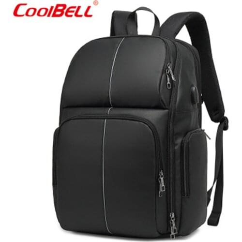 COOBELL Backpack 17.3Inch Laptop Backpack Nylon Waterproof Anti-theft Backpack Fashion Business Travel Backpack Student BackpacK