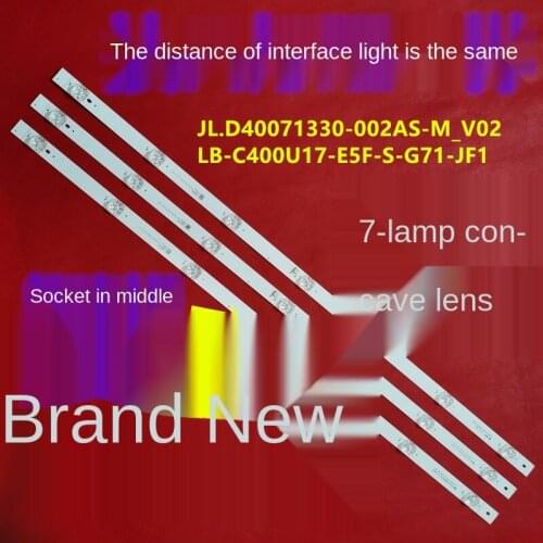 762mm led backlight strip 7 lâmpada para 40 "tv lcd JL.D40071330-020DS-M-V02/V01 40X640E2A 5800-W40000-AP00 7794-640000-D110