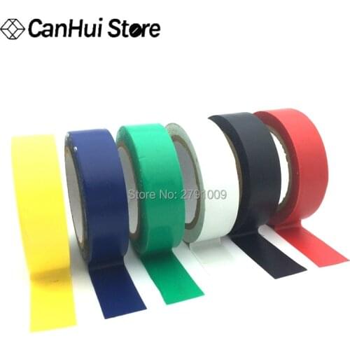 1PCS Electrical Tape Insulation Adhesive Tape Waterproof PVC 16mm Wide High-temperature Tape 9M