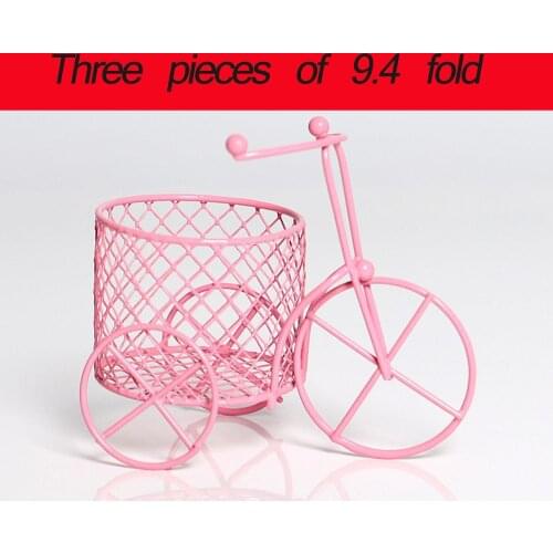 1pc Creative Sponge Holder Candy Rack Jewelry Container Iron Tricycle Car Bucket Sugar Ornament Rack Home Decorative Shelf