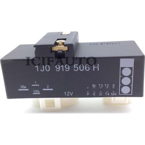 1J0919506H,1J0 919 506H Cooling Fan Control Switch Relay For VW Bora Golf 5 6 Polo Audi A3 Seat Leon Toledo Ibiza Cordoba