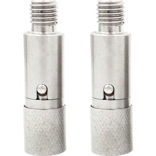 2021 New 2Pcs/Set Aluminum Alloy Quick Release Carp Fishing Rod Bite Alarm Connectors