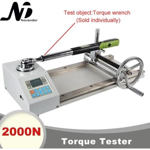 2000N Digital Torque Wrench Tester ANJ-2000 1% Torque Spanner Calibration Tester Calibrator