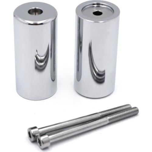 Aftermarket free shipping Motorcycle accessories Custom 3" long Billet Bar ends for 1999-2014 Suzuki Hayabusa GSXR1300 CHROMED