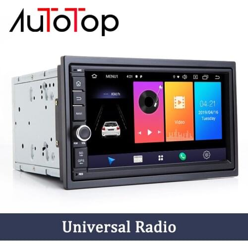 AUTOTOP 7" Universal Android Head Unit For VW Toyota Nissan 2 Din Car NO DVD GPS Navigation Car Multimedia Player Auto Radio RDS