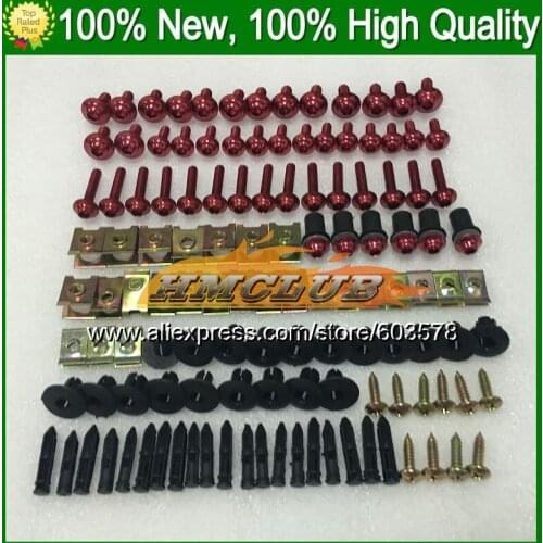 Fairing bolts full screw kit For Aprilia RS4 125 RS125 06 07 08 09 10 11 RS 125 2006 2007 2008 2011 CL182 Nuts bolt screws Nut