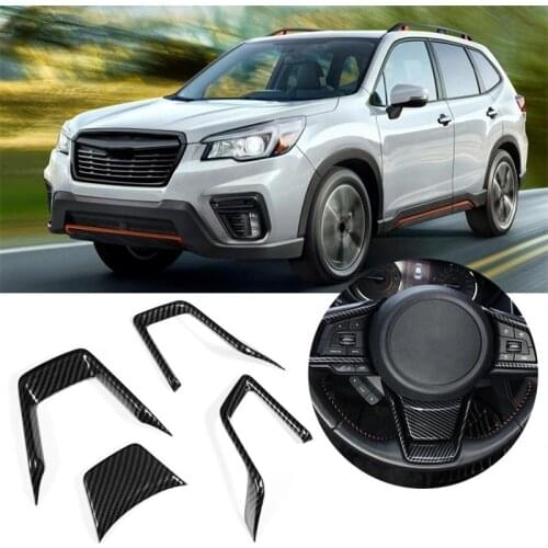 Car Steering Wheel Switch Buttons Panel Decoration Cover Trims For Subaru Forester SK XV 2018 2019 2020 Car-Styling Accssories