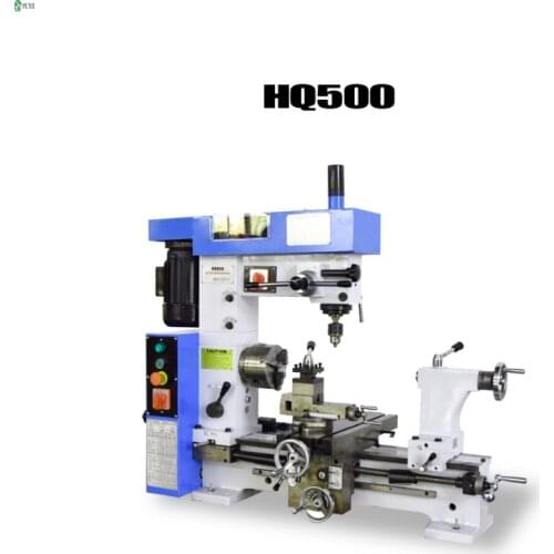 HQ500 multifunctional lathe, drilling machine, milling machine, three-in-one turning, drilling and milling machine, metal proces