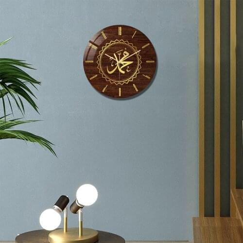 CC103 Muslim Wall Clock Acrylic Material Islamic Middle East Living Room Decoration