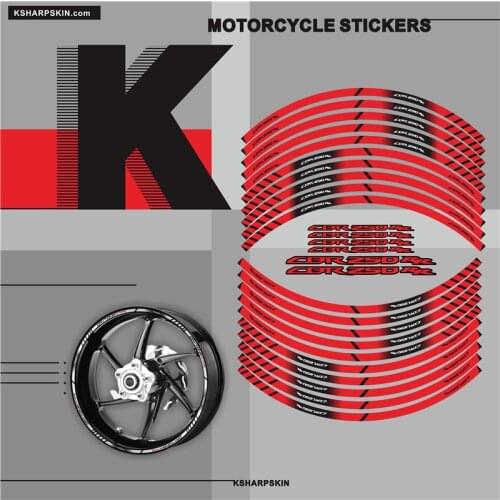 New sale Motorcycle tyre Stickers inner wheel reflective decoration decals suitable For HONDA CBR250RR cbr 250 rr