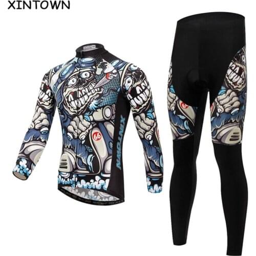 XINTOWN New Cycling Sets Cycling jersey Long Sleeve Bike Bicycle Clothing Suit shirt spring, autumn, winter wear