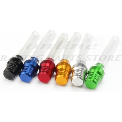 New Aluminum Alloy Motorcycle Gas Pit ATV PIT Dirt Bike Fuel Petrol Tank Cap Breather Pipe Hose Valve Vent Breather Tube Pipe