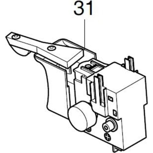 MAKITA 650555-1 Switch For MT817