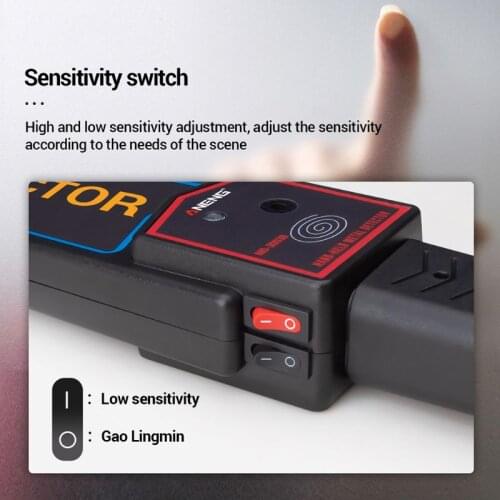 Handheld Metal Detector Security Super Scanner Portable Finder Body Search Tools