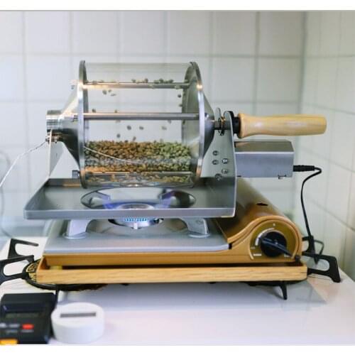 Coffee bean roasting machine Direct fire coffee roasting machine Bean roasting machine Coffee machine Quartz glass visualization