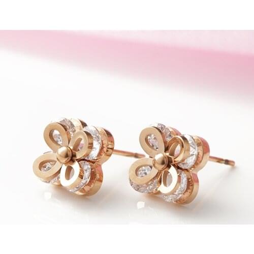 Женские золотые серьги Uvwxyz China At AliExpress