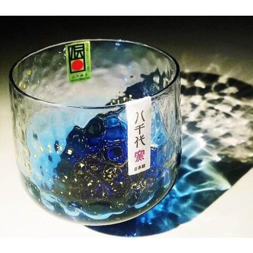 Gold Foil Crystal Star Cup Japanese Glass Star Cup Water Cup Clear Glass Wine Glasses Tea Cup Drinking Shot Whiskey Glass Lot