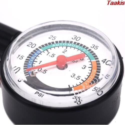 1pcs Car Motorcycle 0-50 psi Dial Wheel Tire Tyre Gauge Meter Pressure Measure Tester