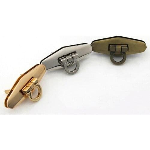 1pcs Fashion Metal Turn Lock Bag Decoration Lock Clasp Leather Craft Women Bag Handbag Shoulder Bag Purse DIY Hardware