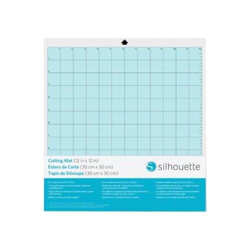 1Pc Replacement Cutting Mat Transparent Adhesive Mat with Measuring Grid 12*12-Inch for Silhouette Cameo Plotter Machine