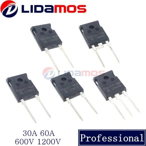 10Piece DSEC60-06A DSEI30-06A DSEI30-12A DSEI60-06A DSEI60-12A 30A 60A 600V 1200V TO-247 Made in China high quality