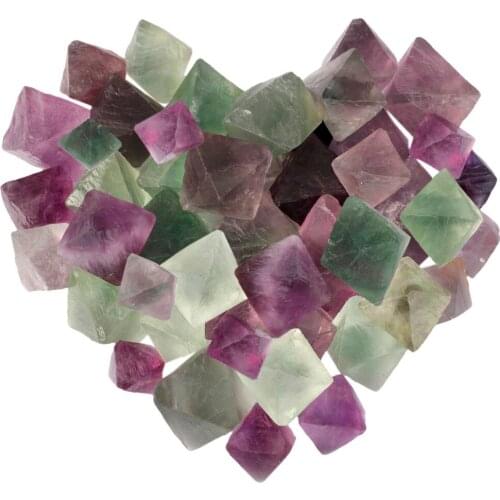 0.5lb (230g) Natural Fluorite Rhombus Crystal Raw Stone for Cabbing,Cutting,Lapidary,Tumbling,Wire Wrapping,Wicca and Reiki
