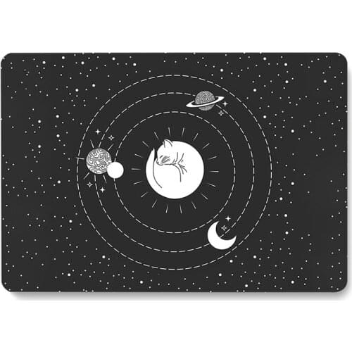 NEW Space Cat Case for Apple Macbook 12 Laptop Protective Shell Air 2020 Pro 15 16 Inch A1706/A1708/A1989 Notebook Back Cover