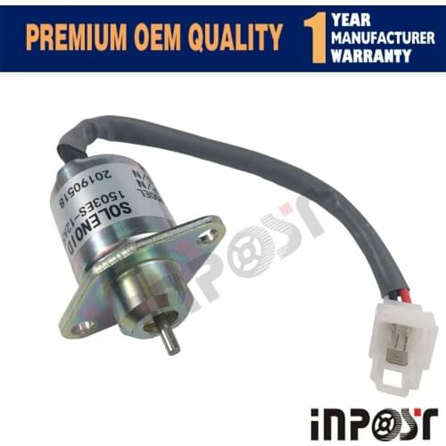 In Stock Stop Solenoid Valve 12V For Kubota 05 series D1005 D1105 1503ES-12A5UC5S SA-4569-T 17454-6001-4 17494-60014