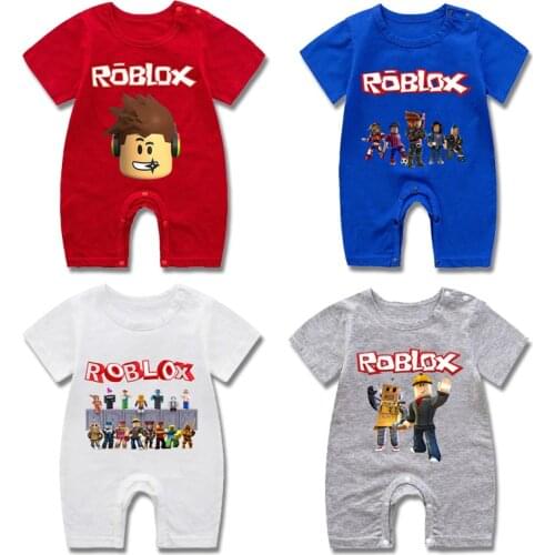 Roblox Baby Clothe Kids Summer Clothes Baby Boy Accessories Baby Girls Outfit New Born Baby Clothes Bodysuits One-Pieces Rompers