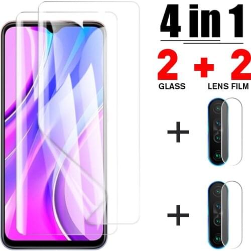 4IN1 Hydrogel Tempered Glass For Xiaomi Redmi Note 10 9 8 Pro 10S 9S 9T 10T Camera Lens Protective Glass For Redmi 9 8 9T 8A K40