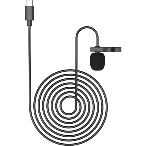 Microphone 3.5mm Audio And Video Recording Lavalier Lapel Microphone Recording is Suitable For Iphone SLR Camera/PC,etc